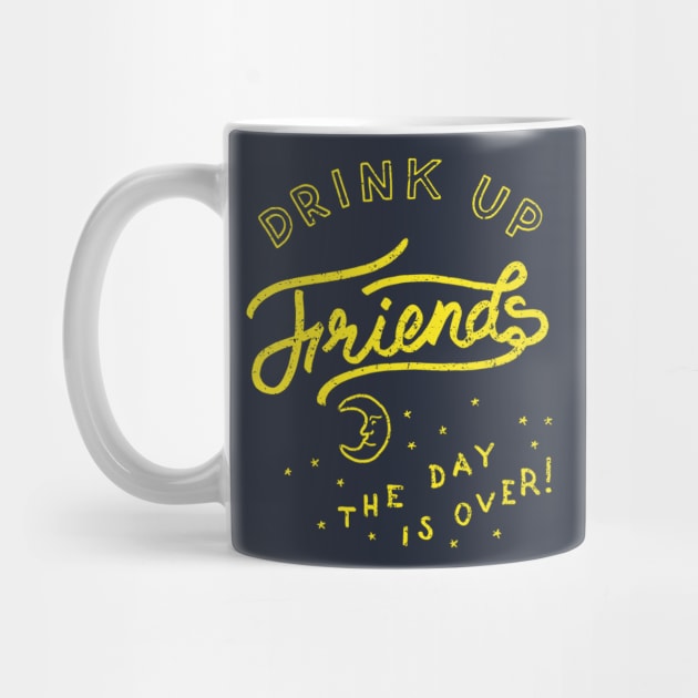 Drink Up Friends by LittleBunnySunshine